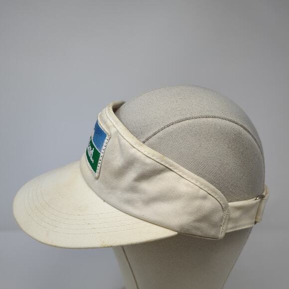 Farmland Sun Visor Cap Beige One Size Adjustable Embroidered K-Brand - Picture 3 of 9